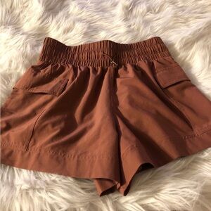 Abercrombie & Fitch Brown High Waist Shorts